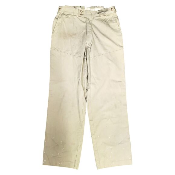 Vintage WILLIS & GEIGER Pants Mens 32x31 Beige 100% COTTON BUSH POPLIN Outdoor - Picture 1 of 9